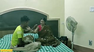 Indian Bengali stepmom hot rough sex with teen son! with clear audio